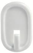 PERCHA OVAL BLANCA - BLISTER X 16