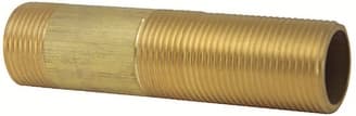 NIPLES DE BRONCE  1/2` X  10 CM. ROSCA LARGA