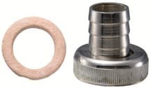 MANGA DE BRONCE CROMADA PARA CANILLA 3/4`
